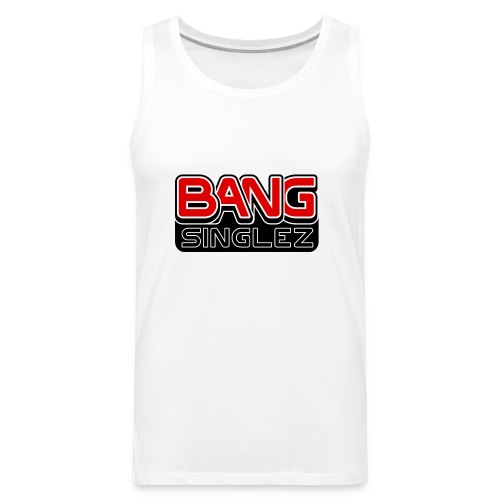 Bang Singlez Logo Red&Black - Men's Premium Tank
