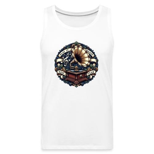 Ornate Phonograph T-Shirt - Men's Premium Tank