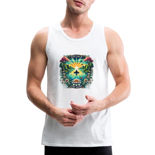 Stay calm Stay happy - Men's Premium Tank