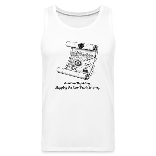Unfolding Map of Ambition T-Shirt - Men's Premium Tank