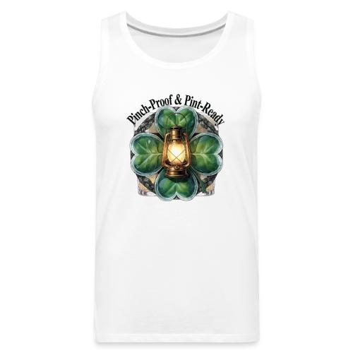 Pinch-Proof Lantern Clover T-Shirt - Men's Premium Tank