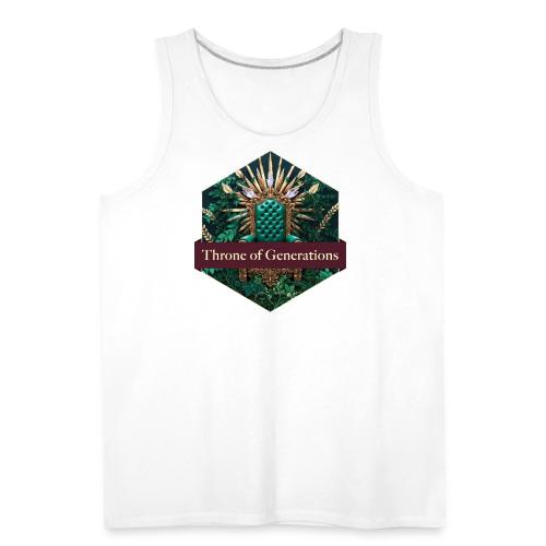 Women’s Day Vine Throne T Shirt, Gift for Grandma - Men's Premium Tank