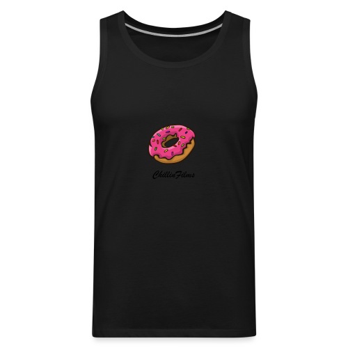 CF doughnut black writing - Men's Premium Tank