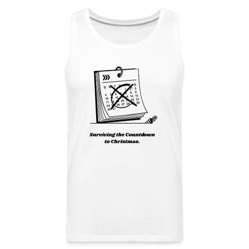 Countdown to Christmas T-Shirt - Men's Premium Tank
