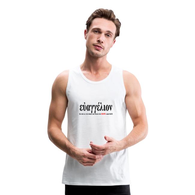 The Greek word translated gospel