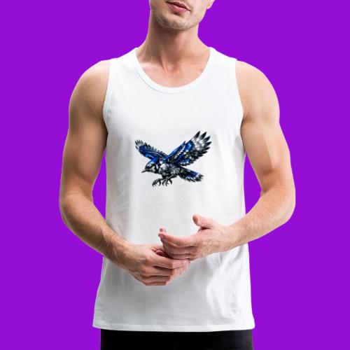 Silver Blue Jay Dive - Men's Premium Tank