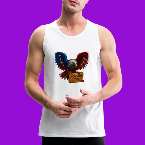 Veterans Press Bald Eagle - Men's Premium Tank