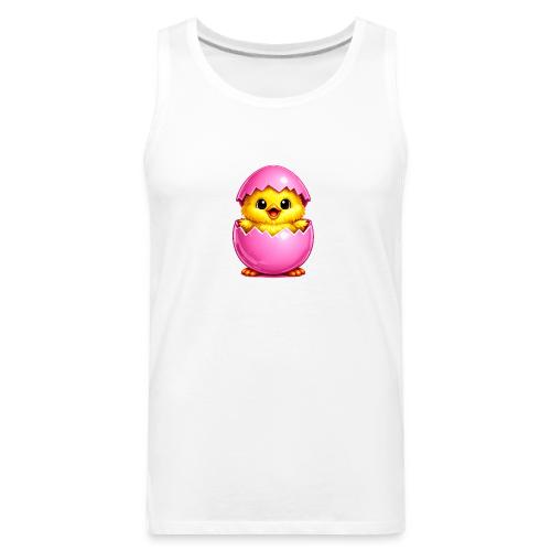Easter Chick Pink - Men's Premium Tank