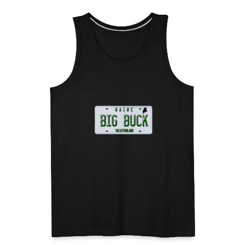 Maine LICENSE PLATE Big Buck Camo - Men's Premium Tank