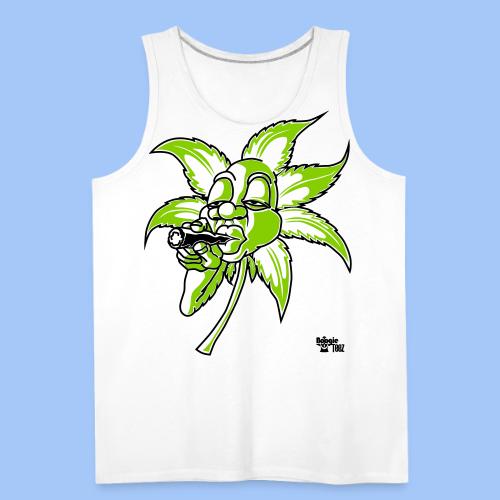 smoking leaf - Men's Premium Tank
