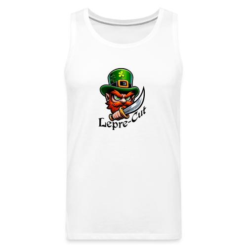 Lepre Cut Dagger Leprechaun St Patricks Luck Irish - Men's Premium Tank