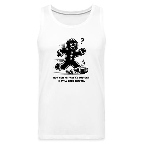 Gingerbread Man T-Shirt - Men's Premium Tank