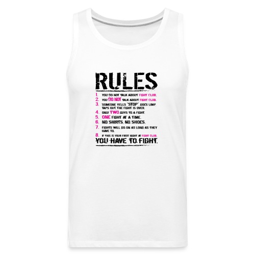 The Rules - Men's Premium Tank