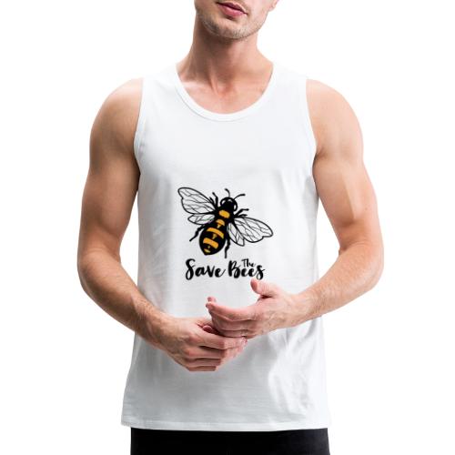 Save the bees. Climate T-shirt, gift - Men's Premium Tank