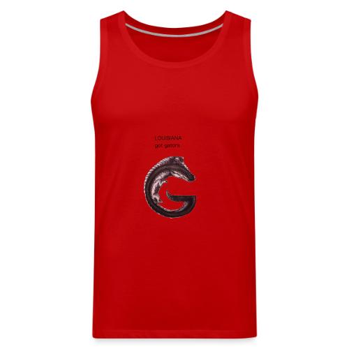 Louisiana gator - Men's Premium Tank