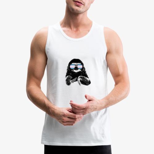 Pride Sloth Transgender Flag Sunglasses - Men's Premium Tank