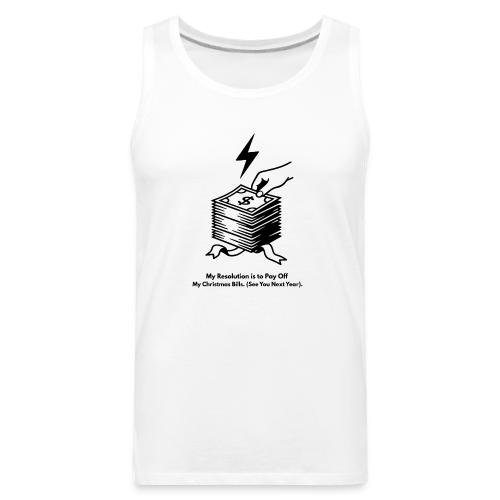 Christmas Bills T-Shirt - Men's Premium Tank