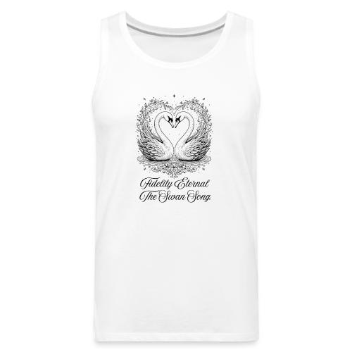 Poetic Swan T-Shirt - Men's Premium Tank
