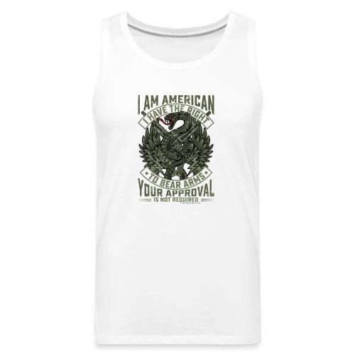 I Am American Right to Bear Arms - Men's Premium Tank