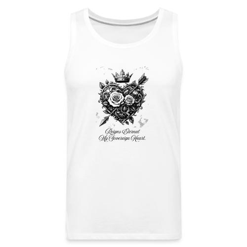 Royal Heart T-Shirt, Mug, & Leggings - Men's Premium Tank
