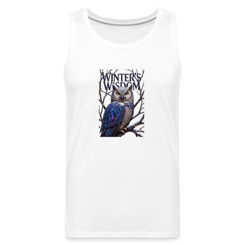 Crystalized Forest Owl T-Shirt - Men's Premium Tank