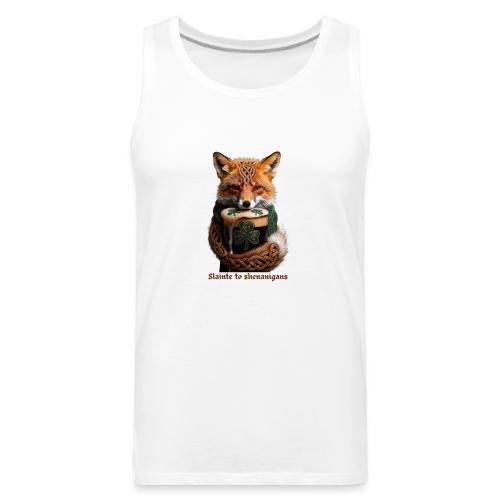 Sly Emerald Fox Toast T-Shirt - Men's Premium Tank