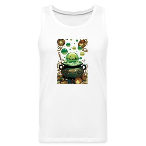 Emerald Excuses Cauldron Graphic Tee - Men's Premium Tank