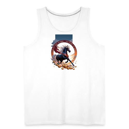 Year of the Horse Dawn T Shirt,Lunar New Year Gift - Men's Premium Tank