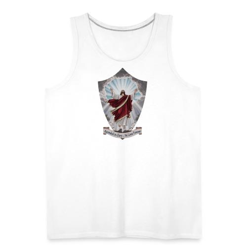 Easter Ascended in Glory T Shirt,Resurrection Gift - Men's Premium Tank