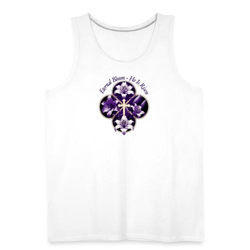 Easter Eternal Bloom Lily Crown T Shirt, Gift - Men's Premium Tank