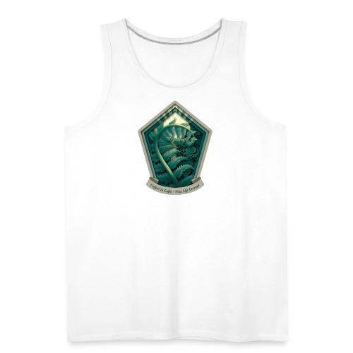 Easter Unfurl in Light Fern T Shirt, Spring Gift - Men's Premium Tank