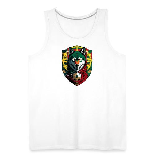 Portugal Iberian Wolf Soccer T Shirt,Football Gift - Men's Premium Tank
