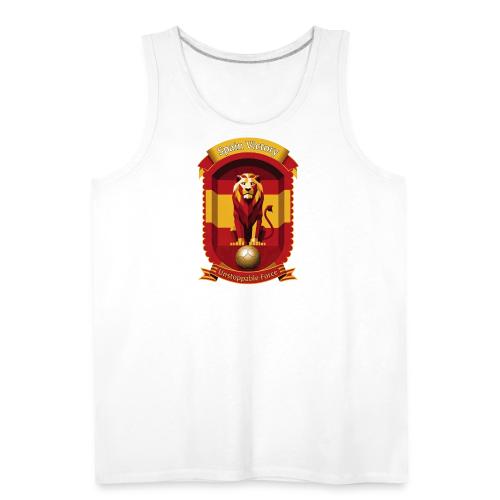 Spain Lion Victory T-Shirt, Flag Pride Crest Gift - Men's Premium Tank