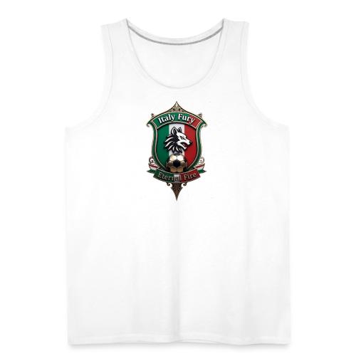 Italy heritage Wolf Fury Tee, Pride Badge Gift - Men's Premium Tank