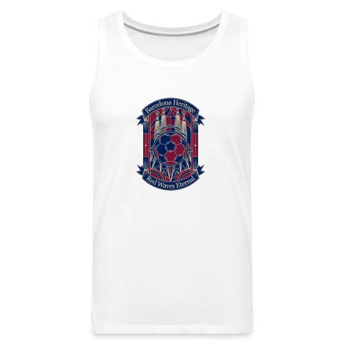 Barcelona Red Heritage T Shirt, Barsa fan Gift - Men's Premium Tank