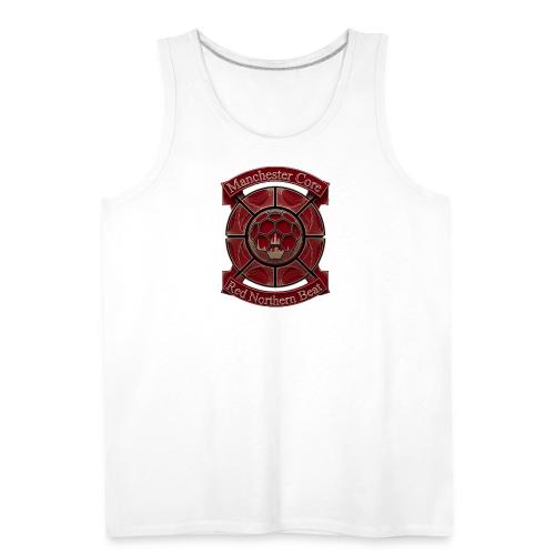 Manchester Is Red T Shirt, Soccer City Pride Gift - Men's Premium Tank