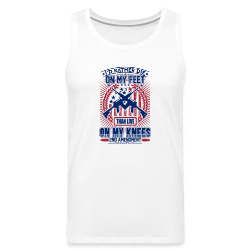 Die on My Feet for Light Background - Men's Premium Tank