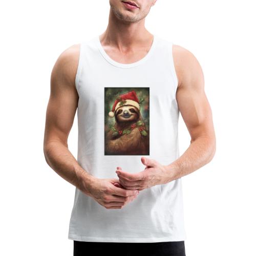 Christmas Sloth - Men's Premium Tank