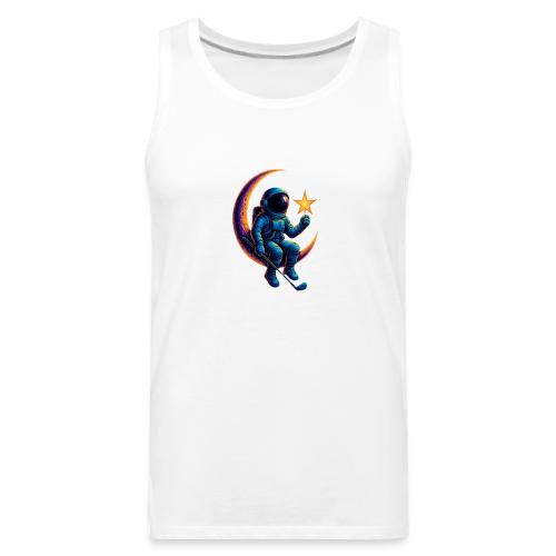 Unisex T-Shirt with Astronaut Design Premium - Men's Premium Tank