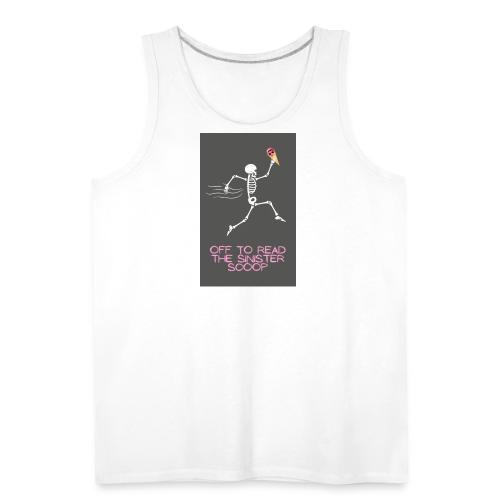 Skeleton Off to Read - Men's Premium Tank