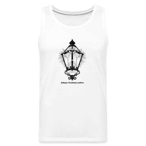 Antique Christmas Lantern T-Shirt - Men's Premium Tank