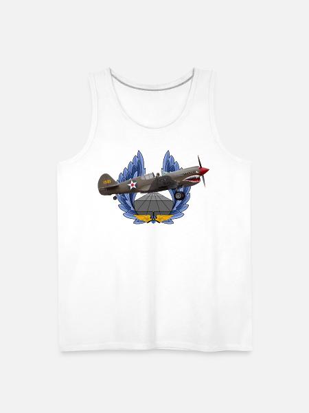 P-40 - Men's Premium Tank - white