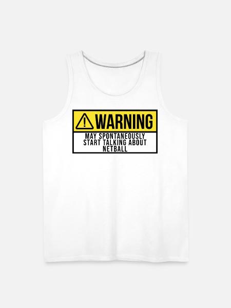 Netball Netball - Men's Premium Tank - white