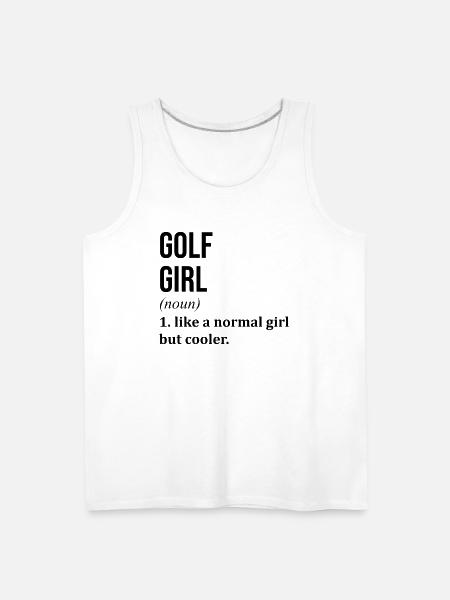 Golf Golf Golf - Men's Premium Tank - white