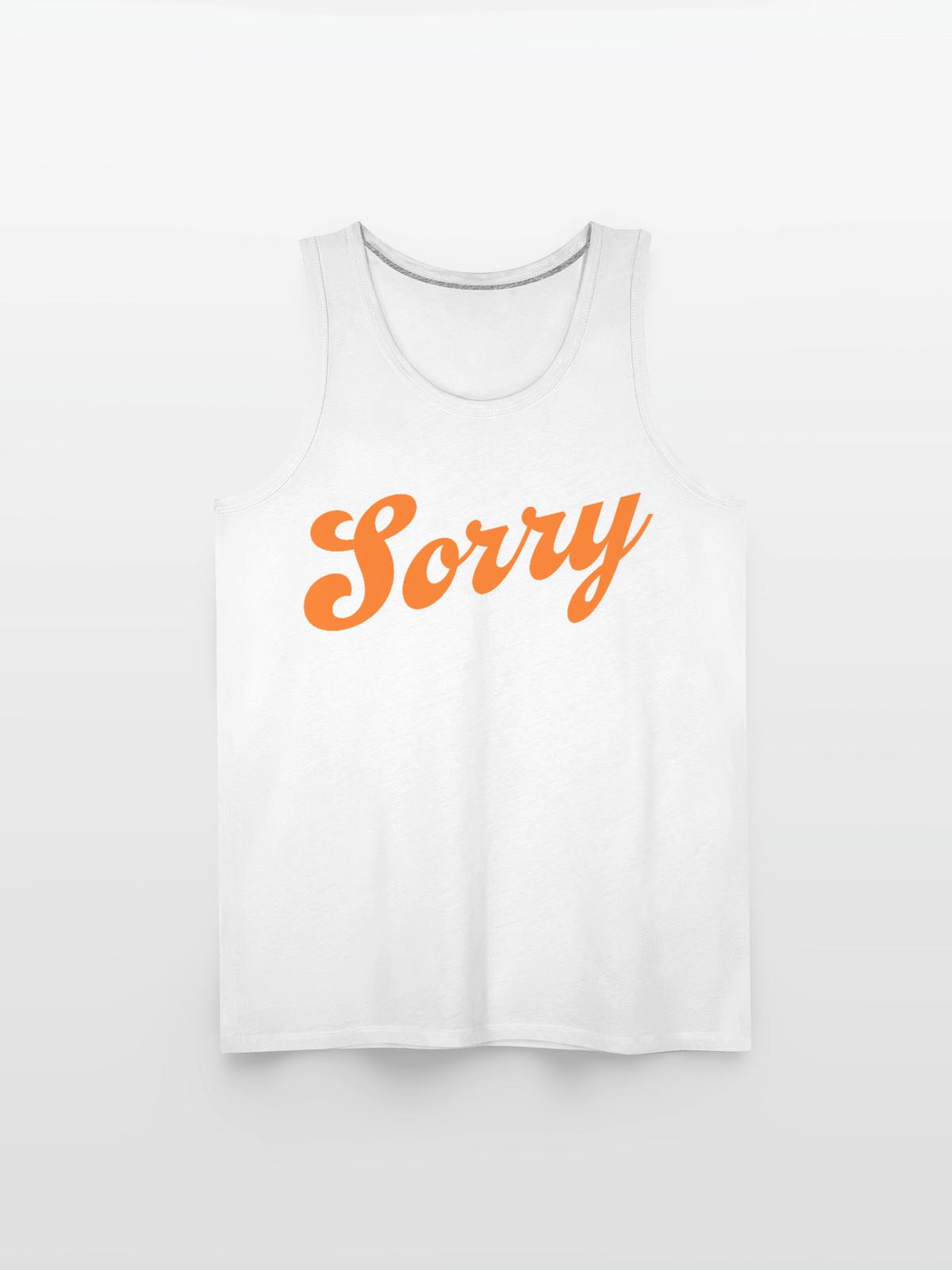 Sorry - Men's Premium Tank - white - Front