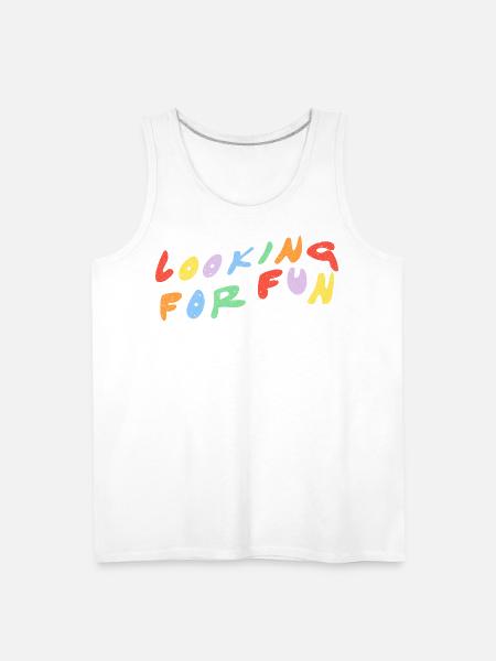 Looking for Fun - Men's Premium Tank - white