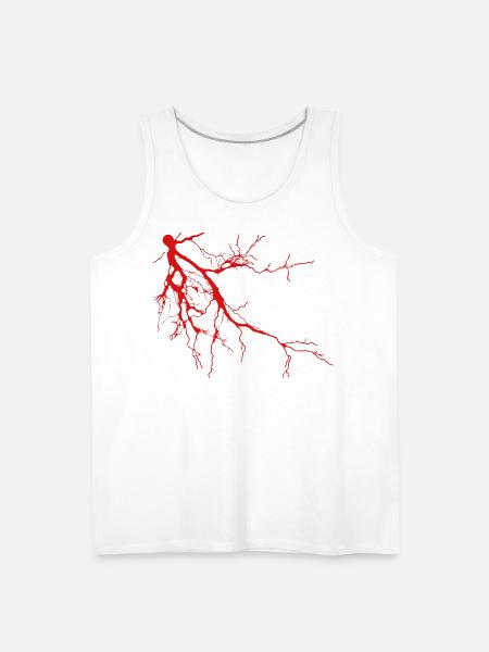 Thunderbolt - Men's Premium Tank - white
