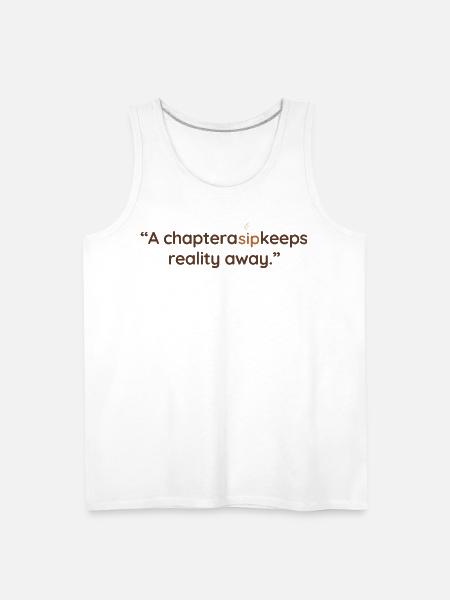 Chapter & Sip Escape - Men's Premium Tank - white