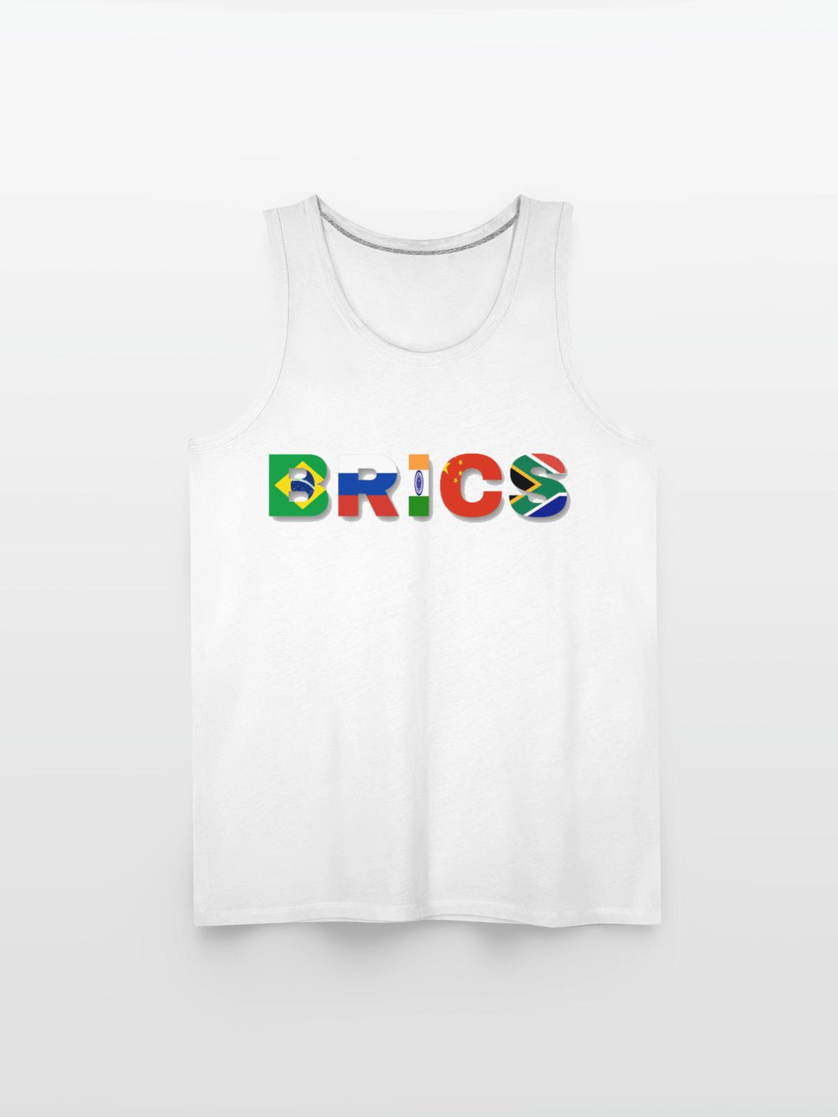 Brics - Men's Premium Tank - white - Front