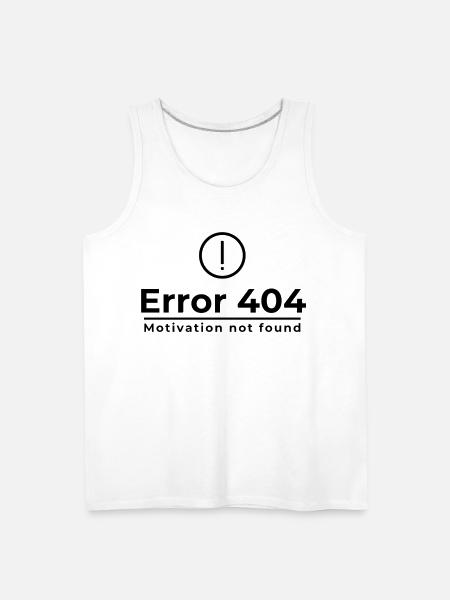 Error code 404 - Men's Premium Tank - white